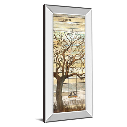 Classy Living And Then I Met You Wall Art 18x42in | Contemporary Mirrored Frame | Living Room & Bedroom Decor | 18 x 42 x 3 in | Model 1585MF