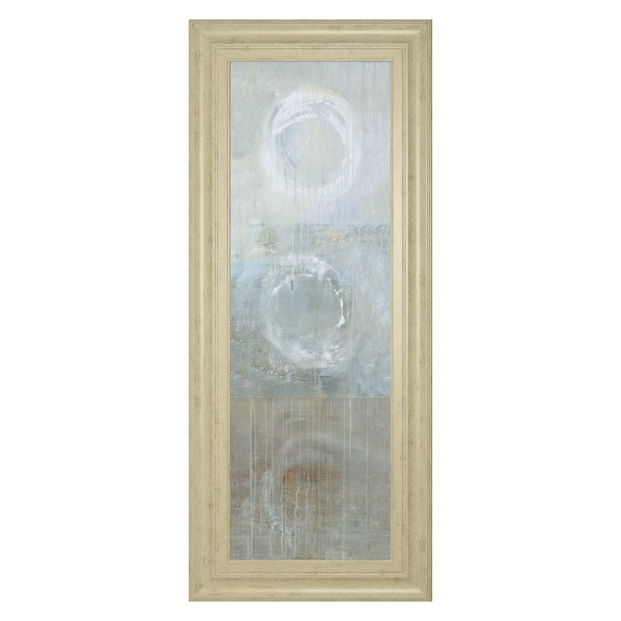 Classy Living Serene Circles 18x42in Wall Art | Contemporary Multicolor Paper on MDF Frame | Living Room & Bedroom Focal Point | 1 x 18 x 42 | Model 1596