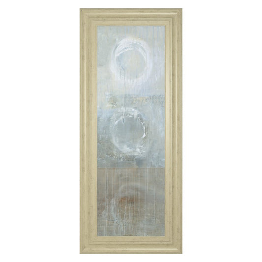 Classy Living Serene Circles 18x42in Wall Art | Contemporary Multicolor Paper on MDF Frame | Living Room & Bedroom Focal Point | 1 x 18 x 42 | Model 1596