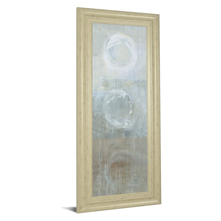 Classy Living Serene Circles 18x42in Wall Art | Contemporary Multicolor Paper on MDF Frame | Living Room & Bedroom Focal Point | 1 x 18 x 42 | Model 1596
