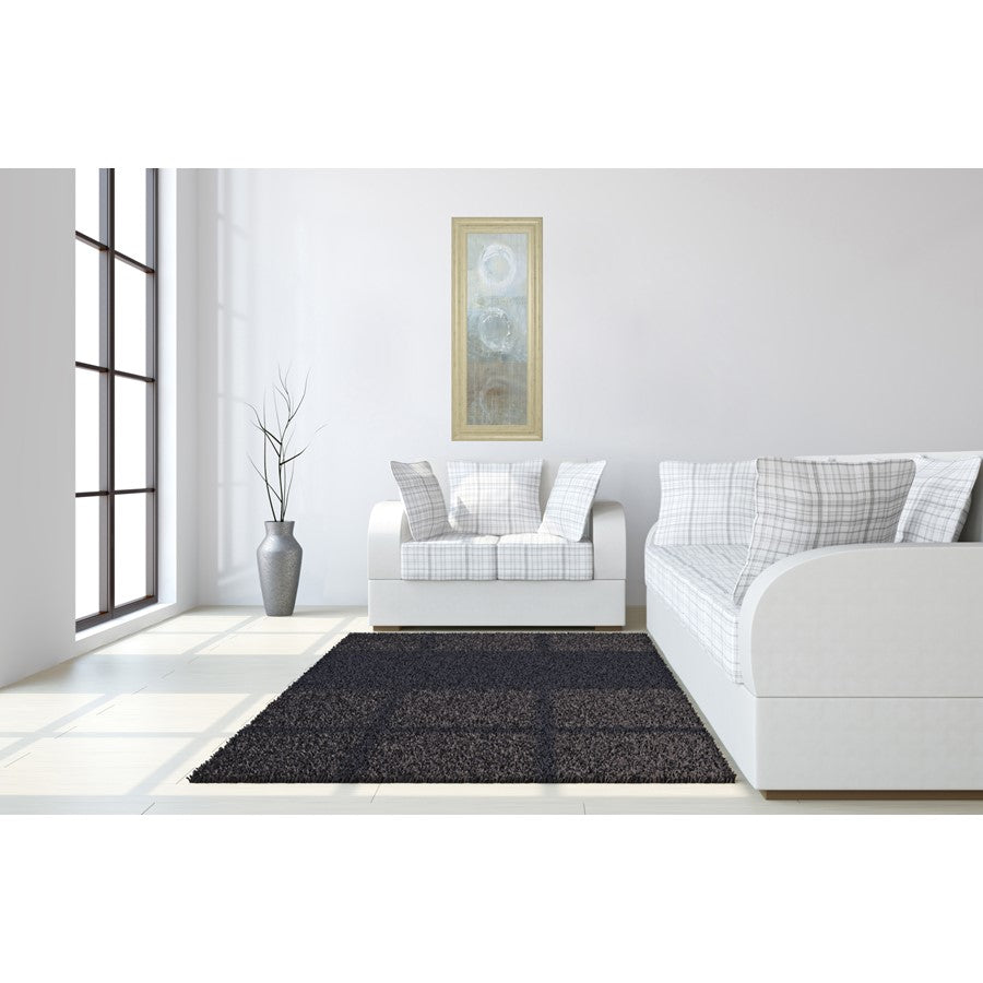 Classy Living Serene Circles 18x42in Wall Art | Contemporary Multicolor Paper on MDF Frame | Living Room & Bedroom Focal Point | 1 x 18 x 42 | Model 1596