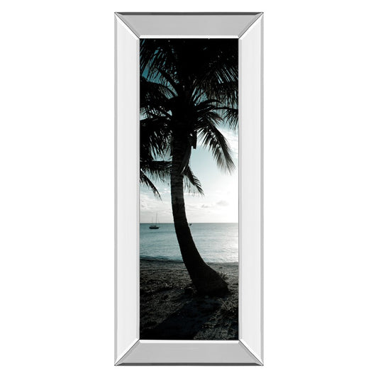 Classy Living Bimini Palm Silhouette Wall Art 18x42in | Contemporary Tropical Coastal Decor | Living Room & Bedroom | 18 x 42 x 3 in | Model 1634MF