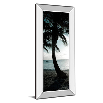 Classy Living Bimini Palm Silhouette Wall Art 18x42in | Contemporary Tropical Coastal Decor | Living Room & Bedroom | 18 x 42 x 3 in | Model 1634MF