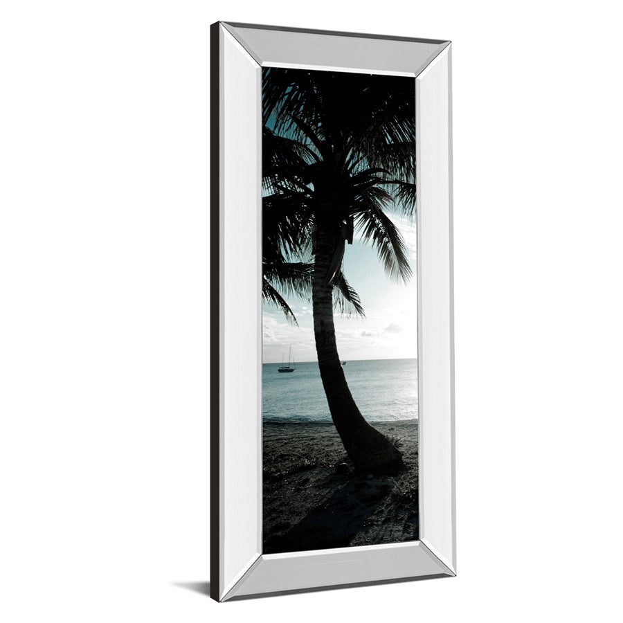 Classy Living Bimini Palm Silhouette Wall Art 18x42in | Contemporary Tropical Coastal Decor | Living Room & Bedroom | 18 x 42 x 3 in | Model 1634MF