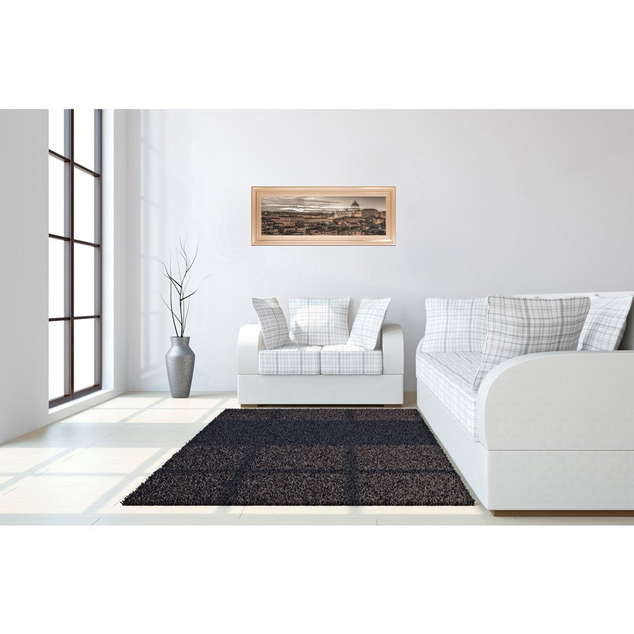 Classy Living Roman Twilight Wall Art 42x18in | Transitional Rose Gold Romance MDF Frame | Living Room & Office Decor | 42 x 18 x 1 in | Model 1640