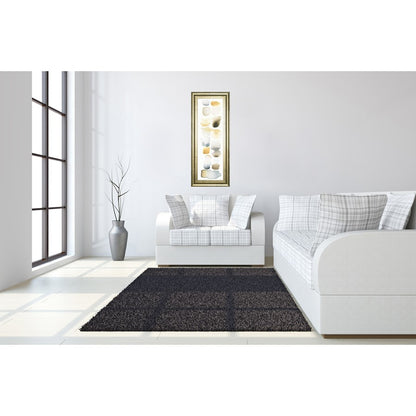 Classy Living Serene Swatch Panel Wall Art 18x42in | Contemporary Gilded Radiance Frame and Multicolor Paper Art | Living Room & Bedroom Wall | Model 1654