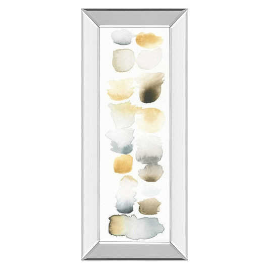 Classy Living Serene Swatch Panel 18x42in Wall Art | Contemporary Abstract Watercolor on Paper | Living Room & Bedroom Decor | 18 x 42 x 3 | Model 1654MF