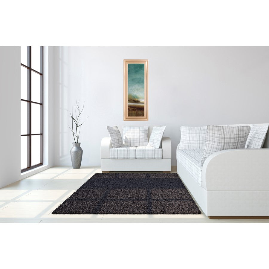 Classy Living New Horizons 42in Tall Wall Art | Contemporary Rose Gold Romance MDF Frame with Glass | Living Room & Office Decor | 18 x 42 x | Model 1658
