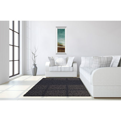 Classy Living New Horizons 42in Vertical Wall Art | Contemporary Landscape with Mirrored Frame | Living Room & Office Decor | 18 x 42 x 3 in | Model 1658MF