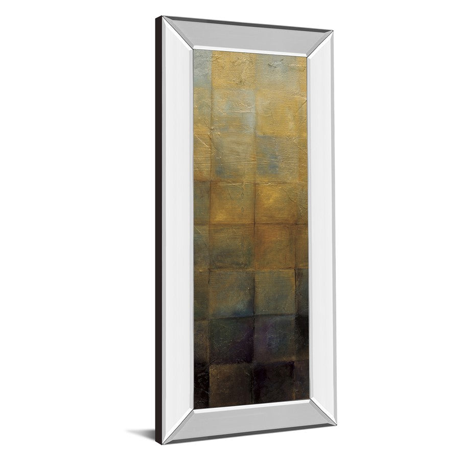 Classy Living Modra II 18x42in Wall Art | Contemporary Abstract Mirrored Frame | Living Room & Office Decor | 18 x 42 x 3 in | Model 1665MF