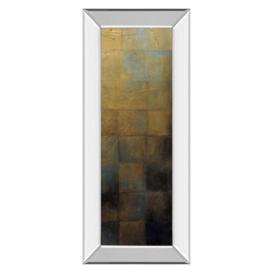 Classy Living Modra Harmony 18x42in Wall Art | Contemporary Mixed Media on Paper in Mirrored Frame | Living Room & Office Decor | 18 x 42 x | Model 1666MF