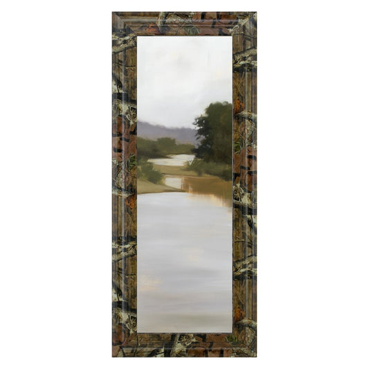 Classy Living Tranquil River Path 18x42in Wall Art | Transitional Nature's Splendor MDF Frame | Living Room & Bedroom Decor | 18 x 42 x 1 in | Model 1689