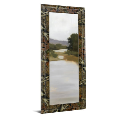 Classy Living Tranquil River Path 18x42in Wall Art | Transitional Nature's Splendor MDF Frame | Living Room & Bedroom Decor | 18 x 42 x 1 in | Model 1689