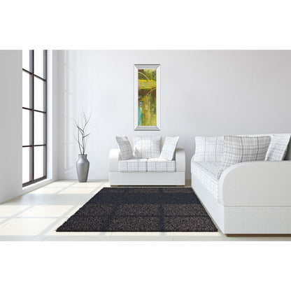Classy Living Golden Eclipse 18x42in Wall Art | Transitional Multicolor Abstract on Paper in Mirrored Frame | Living Room, Office & Bedroom | Model 1692MF
