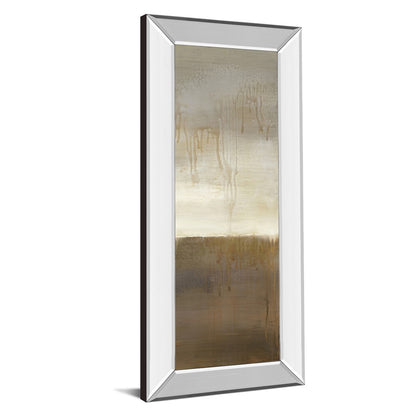 Classy Living September Fog 18x42in Wall Art | Contemporary Mixed Media on Paper in Mirrored Frame | Living Room & Office Decor | 18 x 42 x | Model 1705MF