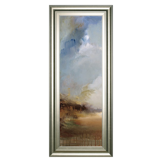 Classy Living Mist Valley Escape 18x42in Wall Art | Contemporary Silver Serenity MDF Frame | Living Room, Bedroom & Office Decor | 18 x 42 x | Model 1709