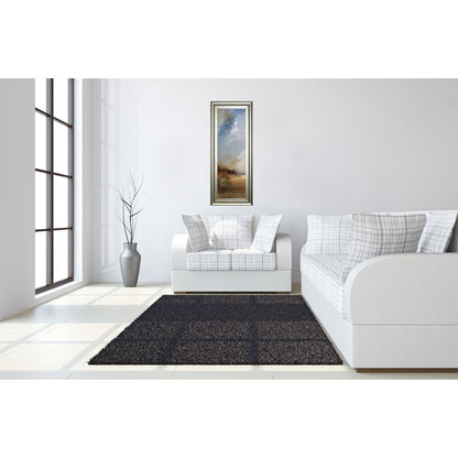Classy Living Mist Valley Escape 18x42in Wall Art | Contemporary Silver Serenity MDF Frame | Living Room, Bedroom & Office Decor | 18 x 42 x | Model 1709