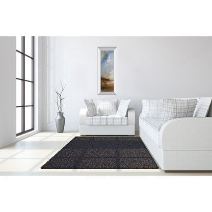 Classy Living Mist Valley Escape 18x42in Vertical Wall Art | Contemporary Landscape on Mirrored Frame | Living Room & Bedroom Decor | 18 x | Model 1709MF