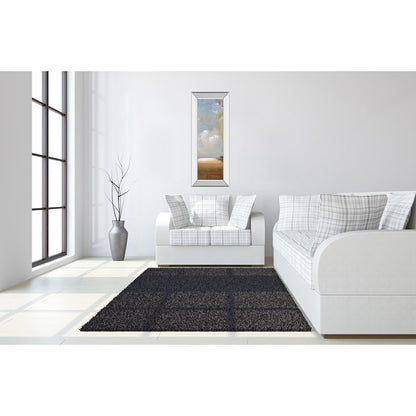 Classy Living Serene Skies 18x42in Wall Art | Contemporary Coastal Mixed Media with Mirrored Frame | Living Room, Bedroom & Office Decor | Model 1710MF