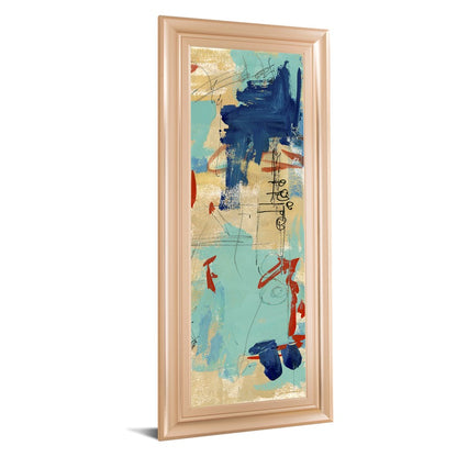 Classy Living Abstract Fusion Wall Art 18x42in | Contemporary Rose Gold Romance MDF Frame | Living Room & Office Decor | 18 x 42 x 1 in | Model 1722