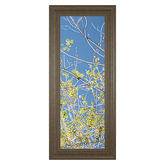 Classy Living Spring Branches Wall Art 18x42in | Contemporary Tranquil Ash MDF Frame | Living Room & Bedroom Focal Point | 1 x 18 x 42 in | Model 1730