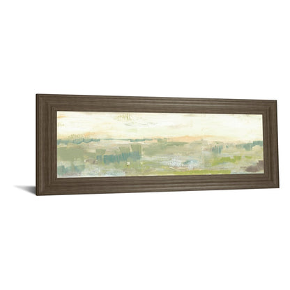 Classy Living Pastel Meadow 42x18in Wall Art | Contemporary Tranquil Ash Frame | Living Room, Bedroom & Office Decor | 42 x 18 x 1 in | Model 1737