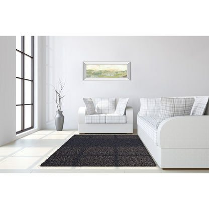 Classy Living Pastel Meadow 42x18in Wall Art | Contemporary Mirrored Frame | Living Room & Bedroom Decor | 42 x 18 x 3 in | Model 1737MF
