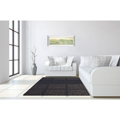Classy Living Green Horizon 42x18in Wall Art | Contemporary Abstract Landscape with Mirrored Frame | Living Room & Office Decor | 3 x 42 x | Model 1738MF