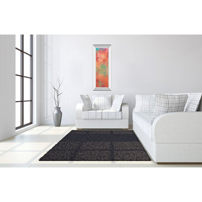 Classy Living Dreamscape Haze 18x42in Wall Art | Transitional Abstract with Mirrored Frame | Living Room & Bedroom Decor | 18 x 42 x 3 in | Model 1756MF