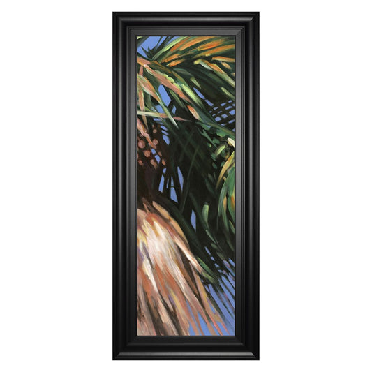 Classy Living Wild Palm II 42in H Wall Art | Contemporary Black MDF Frame with Multicolor Paper Art | Living Room & Office Decor | 18 x 42 x | Model 1774