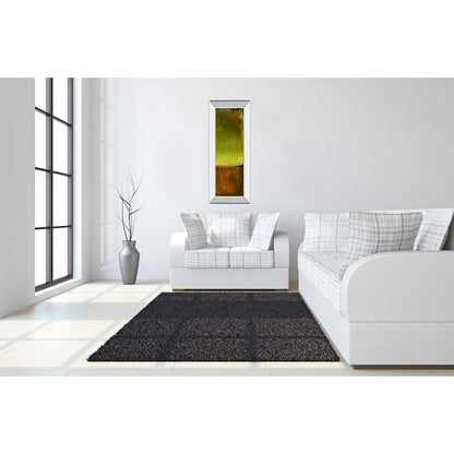 Classy Living Antigua Bay II 18x42in Wall Art | Contemporary Abstract Coastal Landscape with Mirrored Frame | Living Room & Bedroom Decor | Model 1785MF