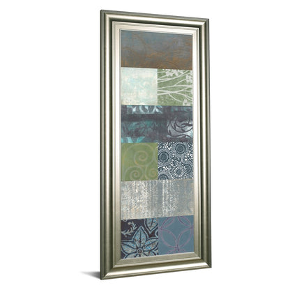 Classy Living Zen Panel II 18x42in Wall Art | Contemporary Silver Serenity MDF Frame | Living Room & Office Decor | 1 x 18 x 42 in | Model 1789