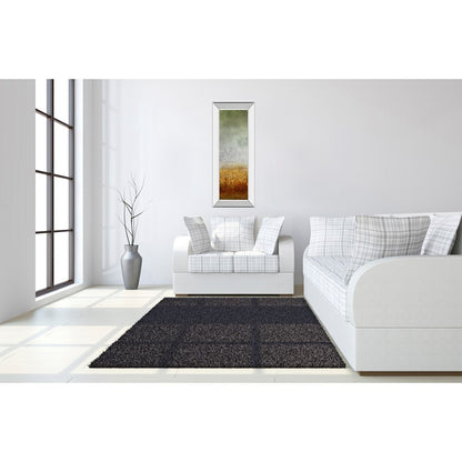 Classy Living Lush Field 18x42in Wall Art | Contemporary Abstract Landscape in Mirrored Frame | Living Room, Bedroom & Office Decor | 18 x | Model 1790MF