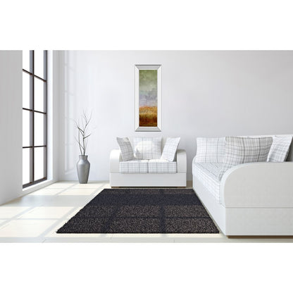 Classy Living Lush Field II 18x42in Wall Art | Contemporary Abstract Landscape on Paper in Mirrored Frame | Living Room & Office Decor | 3 | Model 1791MF