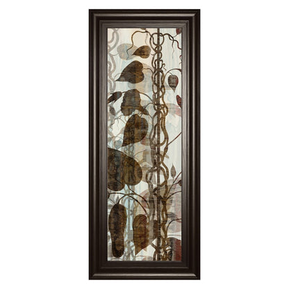 Classy Living Climbing Vines 18x42in Wall Art | Transitional MDF Frame with Glass | Living Room & Bedroom Botanical Decor | 1 x 18 x 42 in | Model 1794