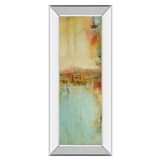 Classy Living Elegant Serenity 42in Wall Art | Contemporary Abstract Multicolor on Mirrored Frame | Living Room, Office & Bedroom Decor | Model 1815MF