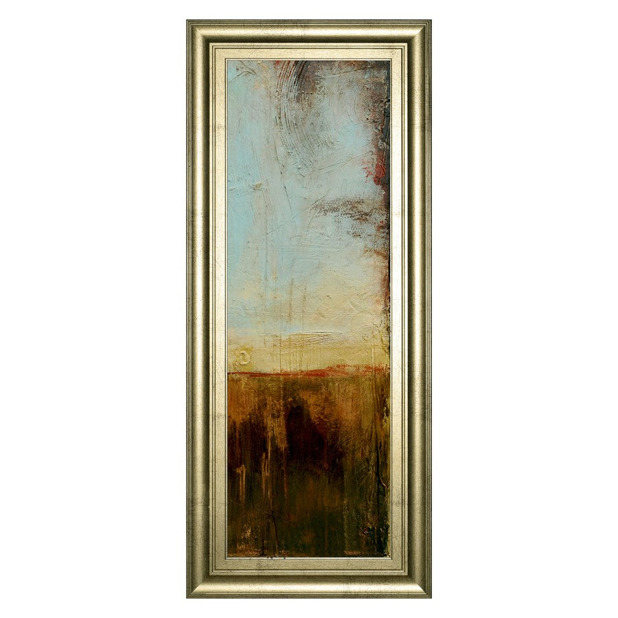 Classy Living Rustic Dawn 18x42in Wall Art | Contemporary Gold MDF Frame with Paper Print | Living Room & Bedroom Decor | 1 x 18 x 42 in | Model 1820