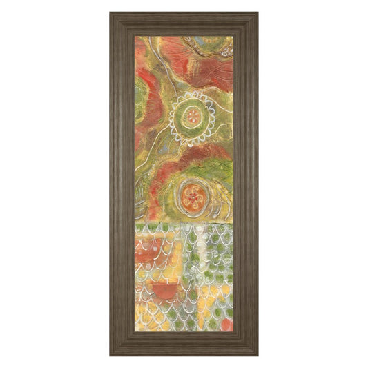 Classy Living Moroccan Whimsy Wall Art 18x42in | Contemporary Multicolor Abstract on Paper | Living Room & Office Decor | 1 x 18 x 42 in | Model 1830