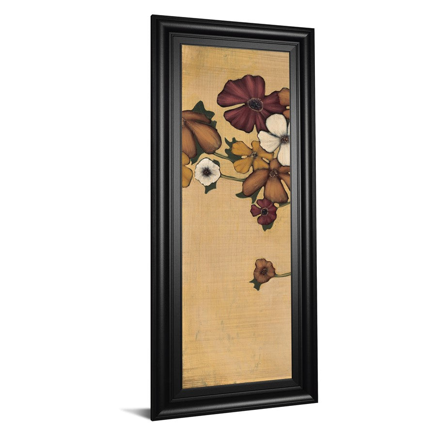 Classy Living Meadow Ember 18x42in Wall Art | Traditional Multicolor Paper on MDF in Black Frame | Living Room & Bedroom Accent | 18 x 42 x 1 | Model 1899