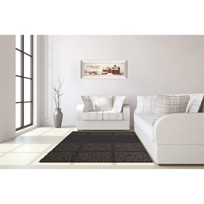 Classy Living Holiday Barn Scene Wall Art 42x18in | Traditional Mirrored Frame | Living Room & Entryway Decor | 42 x 18 x 3 in | Model 1944MF