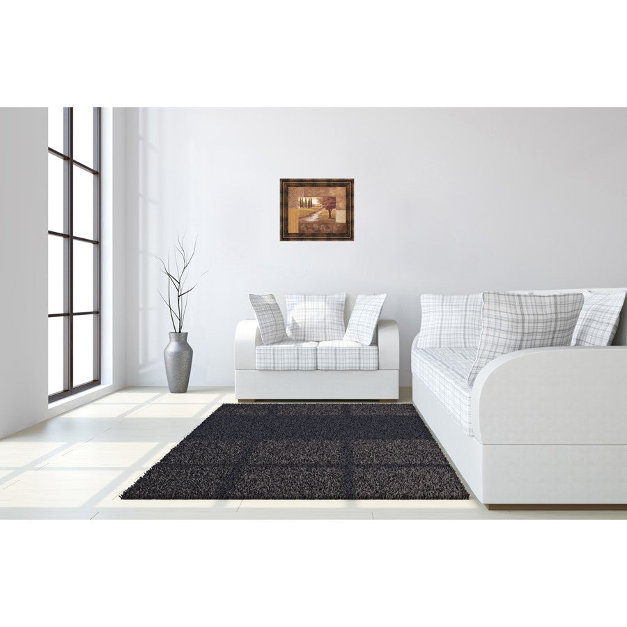 Classy Living Tranquil Pathway 26x22in Wall Art | Traditional Dark Chocolate MDF Frame with Glass | Living Room & Bedroom Decor | 26 x 22 x 1 | Model 335
