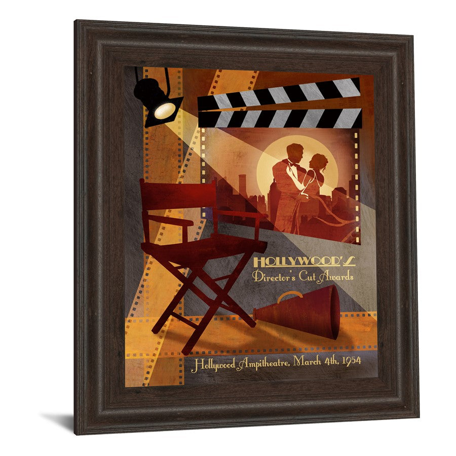 Classy Living Director's Cut Awards 22x26in Wall Art | Contemporary Cinnamon Mocha MDF Frame | Living Room & Media Room Decor | 22 x 26 x 1 in | Model 4698