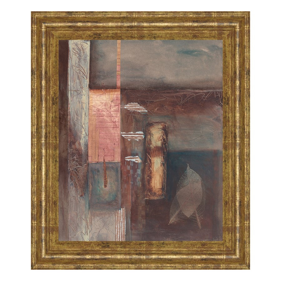 Classy Living Autumn Whisper 22x26in Wall Art | Contemporary Gilded Radiance MDF Frame | Living Room & Bedroom Decor | 1 x 22 x 26 in | Model 4718
