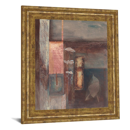Classy Living Autumn Whisper 22x26in Wall Art | Contemporary Gilded Radiance MDF Frame | Living Room & Bedroom Decor | 1 x 22 x 26 in | Model 4718