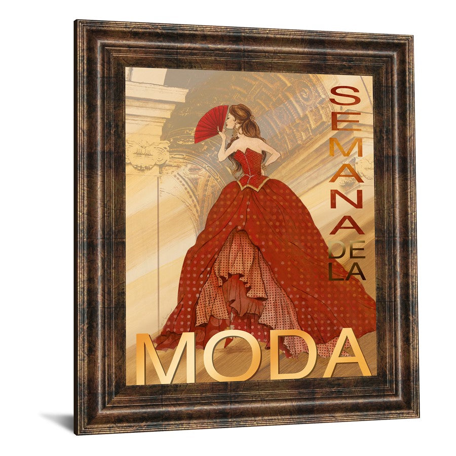 Classy Living Fashion Elegance Wall Art 22x26in | Contemporary Dark Chocolate MDF Frame | Living Room, Bedroom & Office Decor | 1 x 22 x 26 in | Model 4804