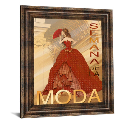 Classy Living Fashion Elegance Wall Art 22x26in | Contemporary Dark Chocolate MDF Frame | Living Room, Bedroom & Office Decor | 1 x 22 x 26 in | Model 4804