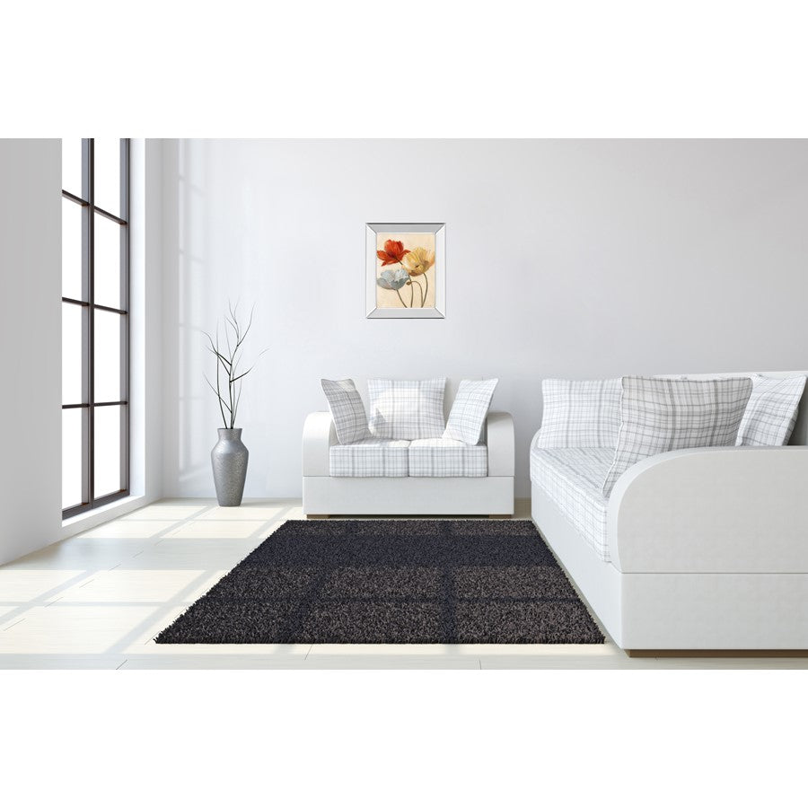 Classy Living Poppy Palette II 22x26in Wall Art | Traditional Multicolor Paper Print in Mirrored Frame | Living Room, Bedroom & Office | Model 4815MF