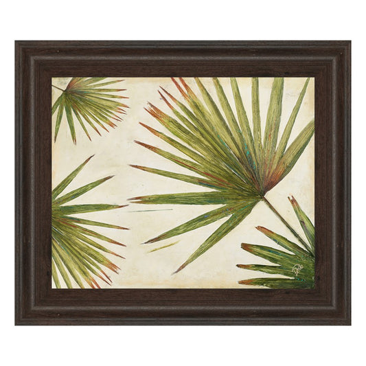Classy Living Palm Breeze 26x22in Wall Art | Contemporary Botanical Mixed Media Paper | Living Room & Office Decor | 1 x 26 x 22 in | Model 4871