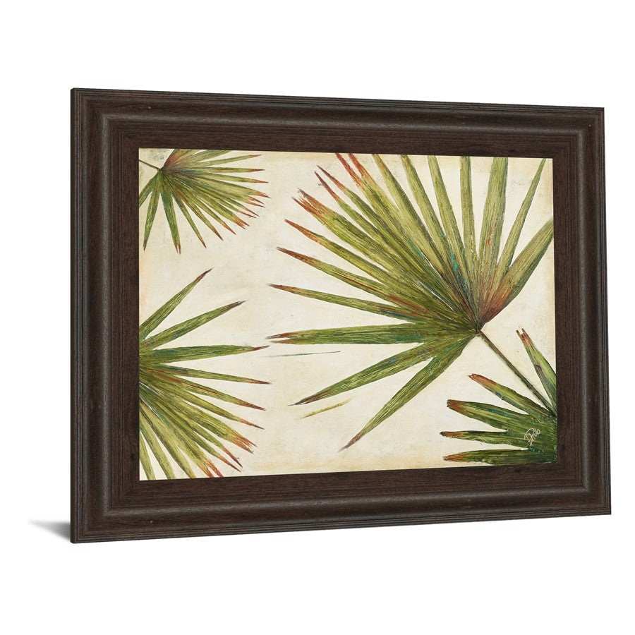 Classy Living Palm Breeze 26x22in Wall Art | Contemporary Botanical Mixed Media Paper | Living Room & Office Decor | 1 x 26 x 22 in | Model 4871