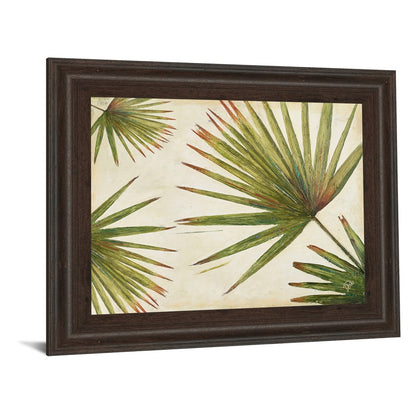 Classy Living Palm Breeze 26x22in Wall Art | Contemporary Botanical Mixed Media Paper | Living Room & Office Decor | 1 x 26 x 22 in | Model 4871